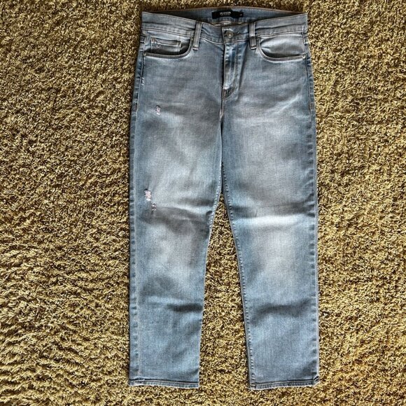 HUDSON Nico Mid-Rise Straight Ankle Jeans in Light Wash Size 28 New without Tags - Picture 1 of 6